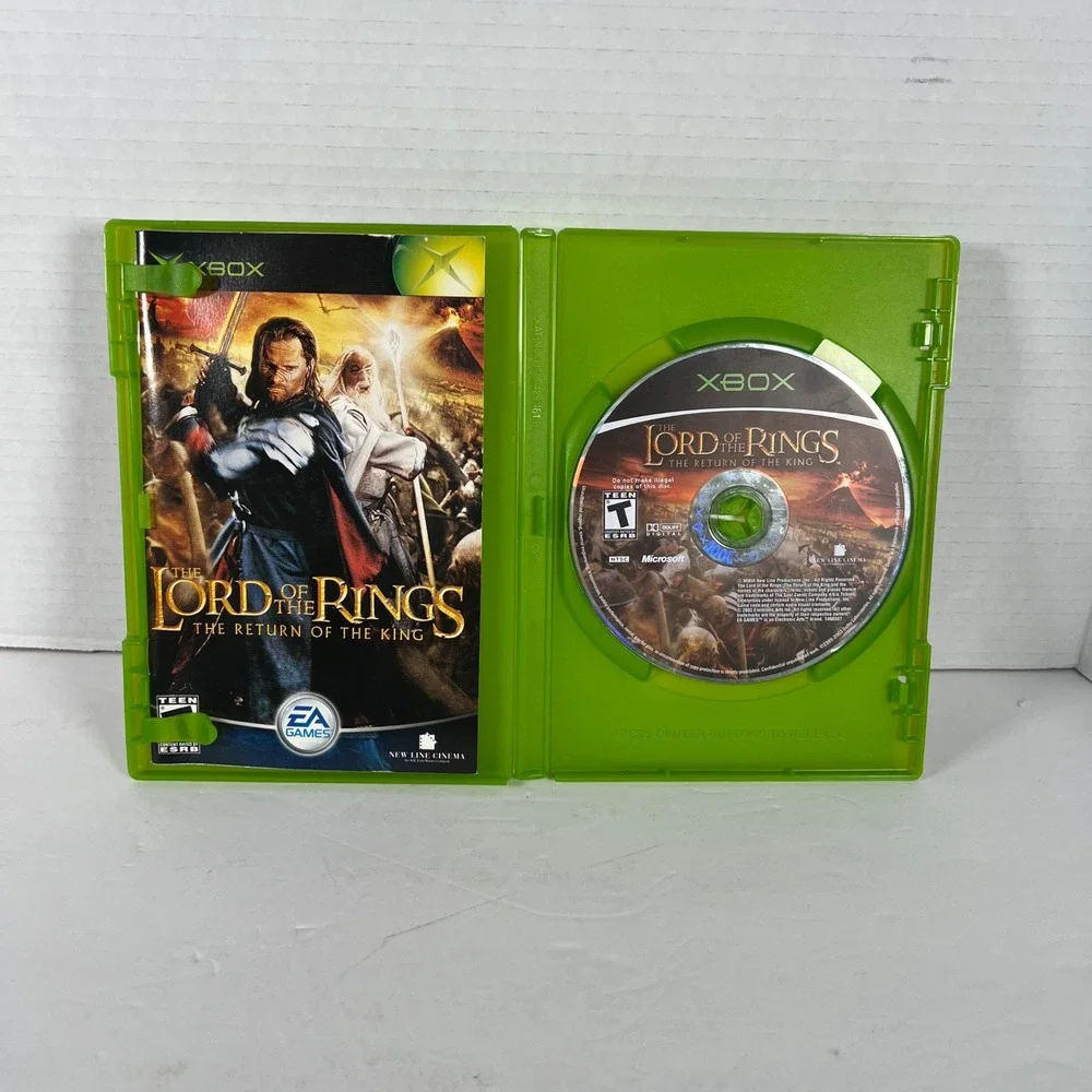 The Lord of the Rings‎ The Return of the King Microsoft Xbox 2003 EA Games CIB